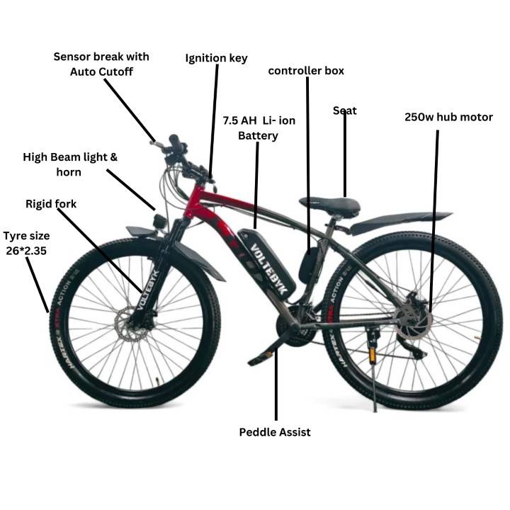 Buy Gears Electric bicycle price under 20000 on EMI India